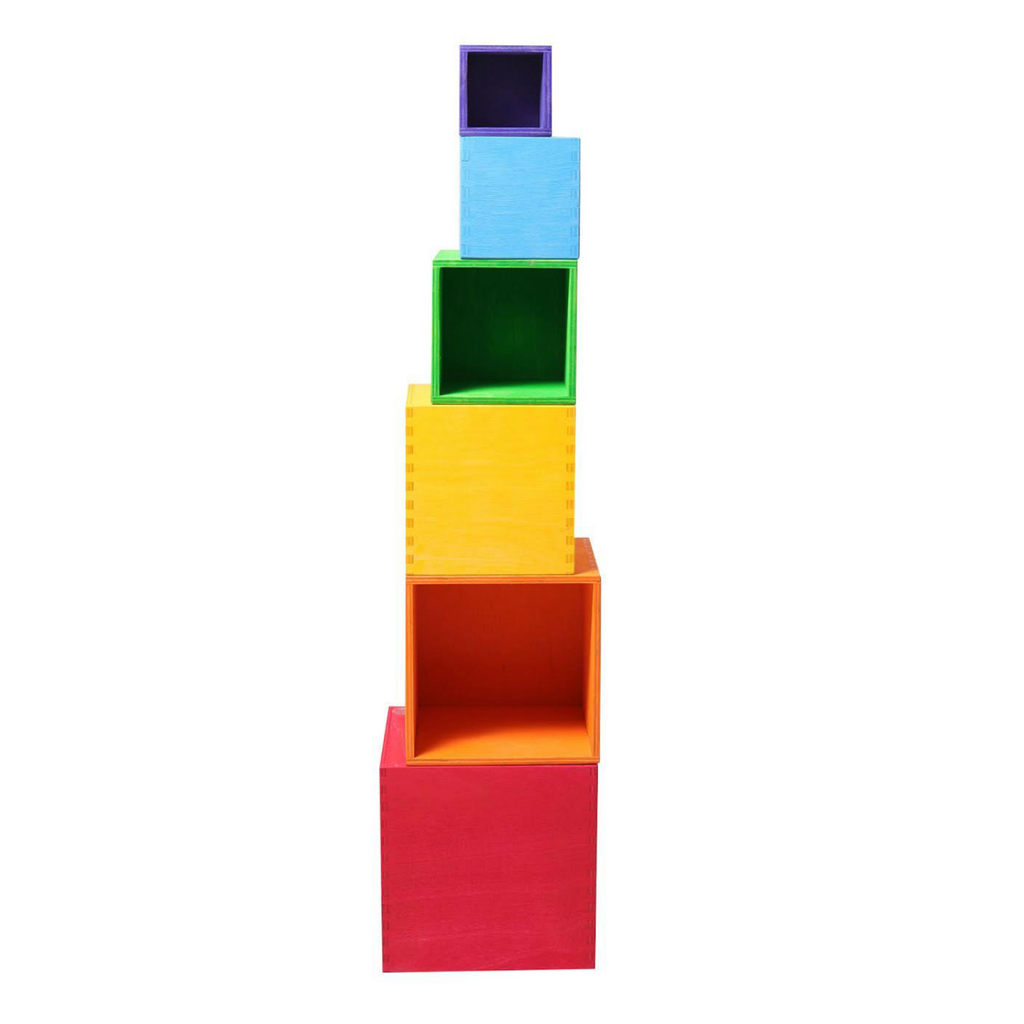 Grimm's Large Rainbow Box Stack