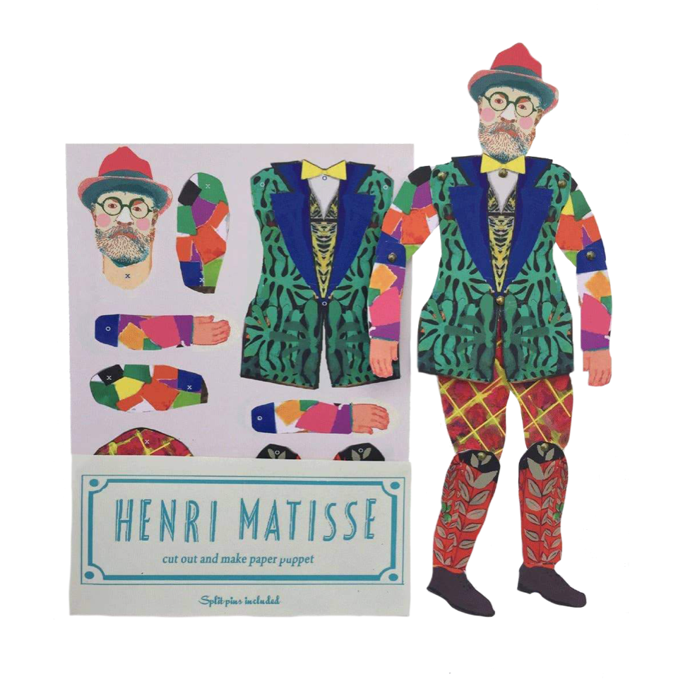 Henri Matisse Cut and Create Paper Puppet