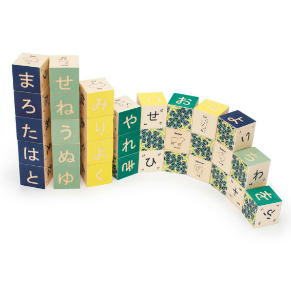 Uncle Goose Japanese Alphabet Blocks