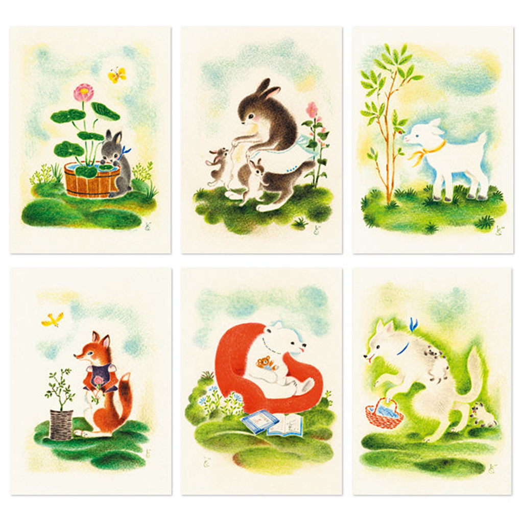 Chirri & Chirra Animal Postcards