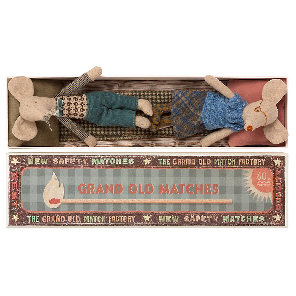 Maileg Mice in Matchbox  · Grandparents