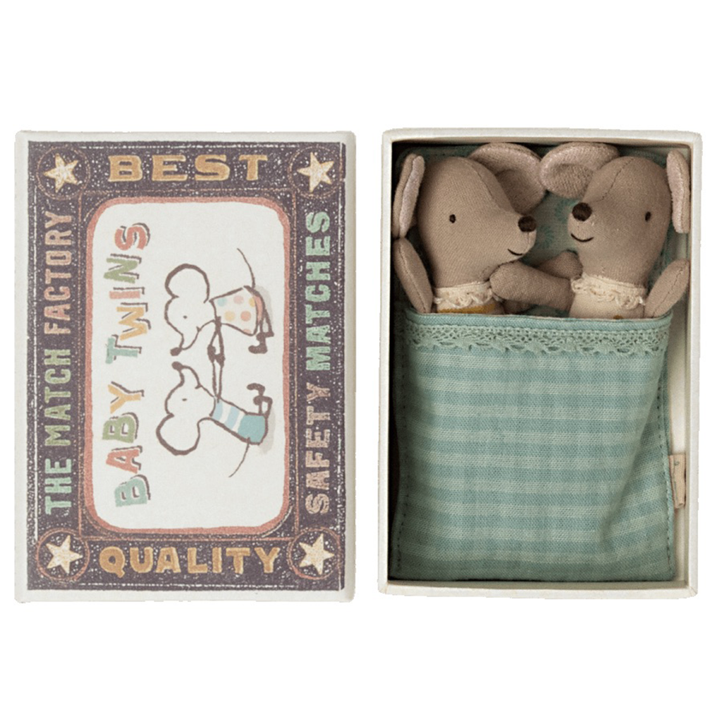 Maileg Matchbox Mice · Newborn Twins