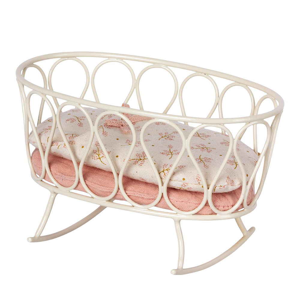 Maileg MY Cradle with Pink Sleeping Bag