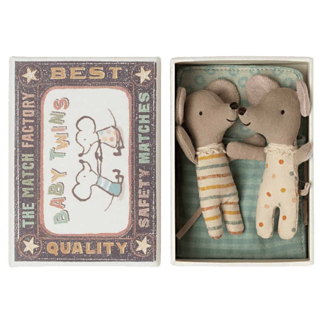 Maileg Matchbox Mice · Newborn Twins