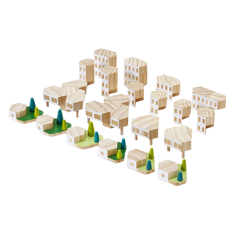 Areaware Blockitecture · Garden City Mega Set