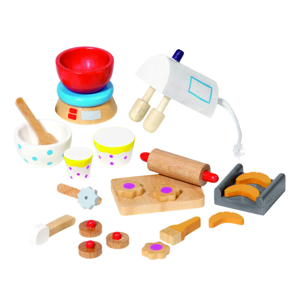 Goki Dollhouse Baking Accessories Set