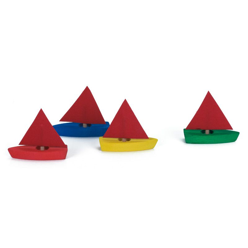 Mini Wooden Sailboats