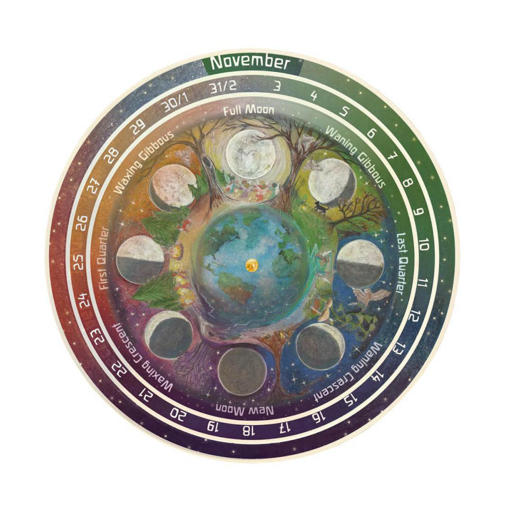 Waldorf Family Phases of the Moon Perpetual Calendar