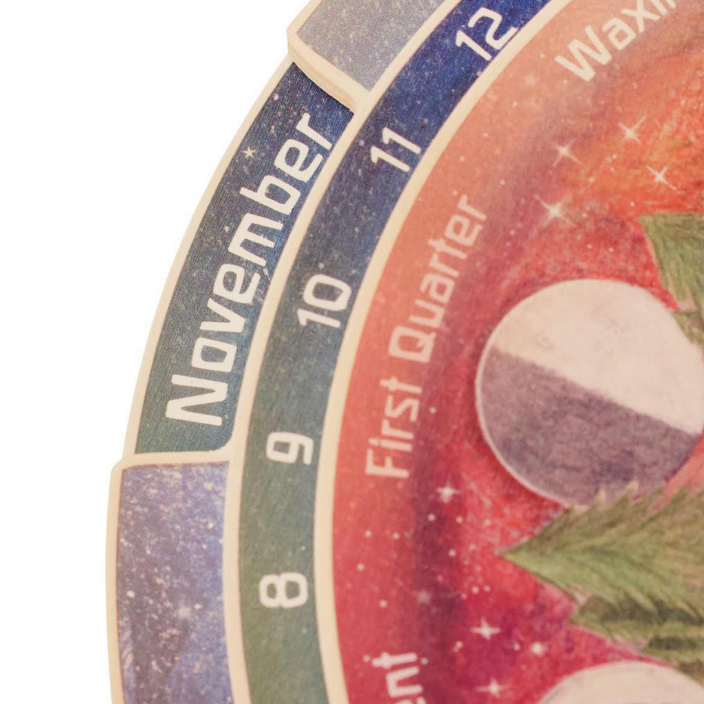 Waldorf Family Phases of the Moon Perpetual Calendar
