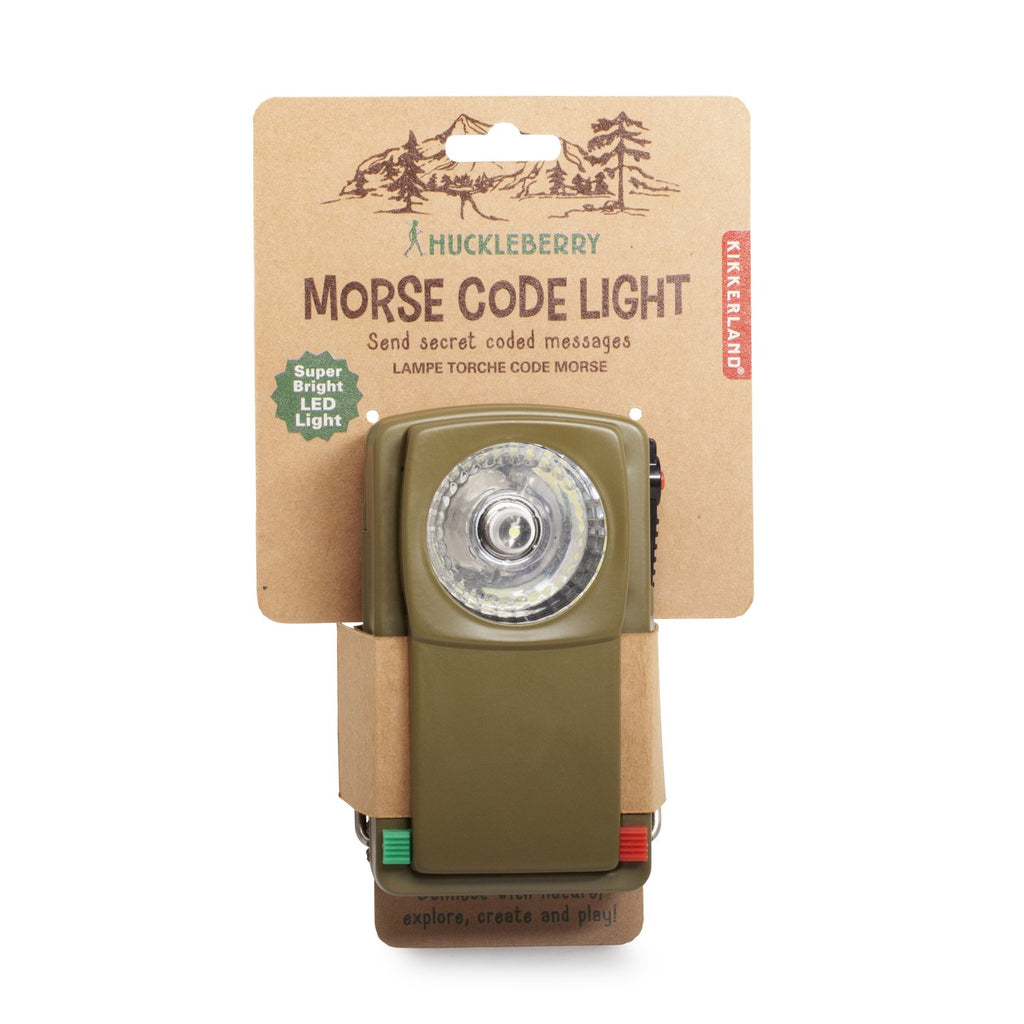 Kikkerland Huckleberry Morse Code Light