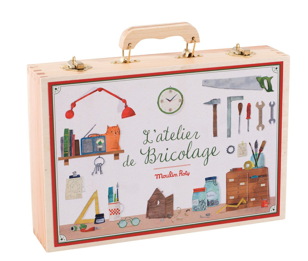 Moulin Roty Large Wooden Tool Box