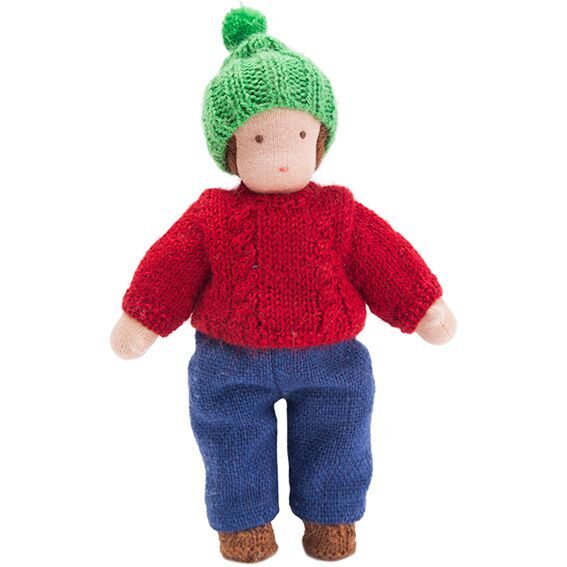 Waldorf Doll  Â· Medium Skin Boy in Red Sweater