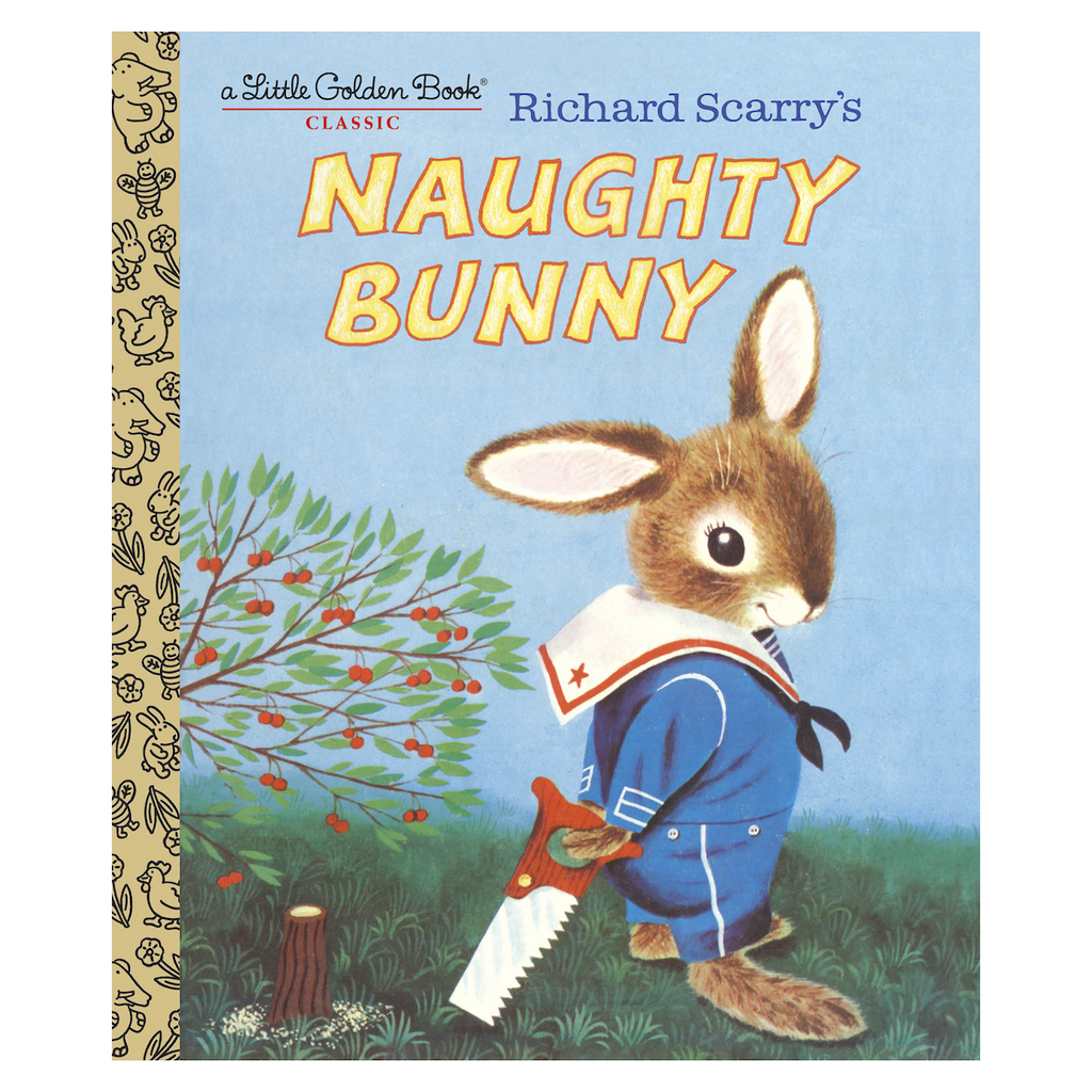 Richard Scarry's Naughty Bunny Board Book by Richard Scarry