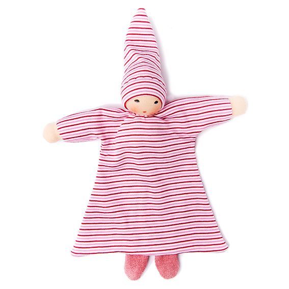 Organic Pink Striped Blanket Baby 
