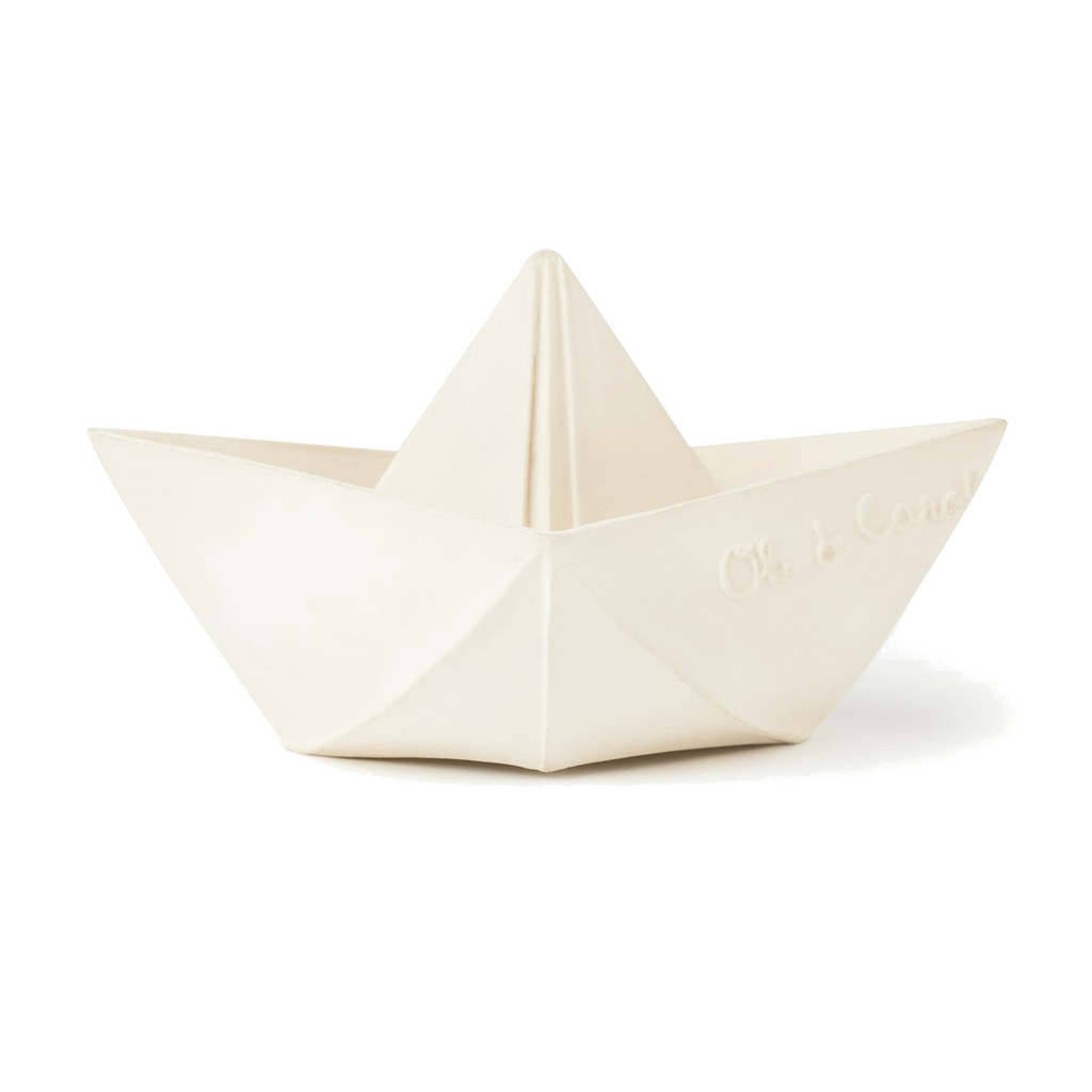 Oli and Carol White Origami Ship