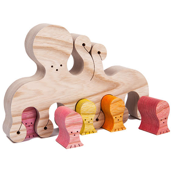 Wooden Octopus Puzzle 