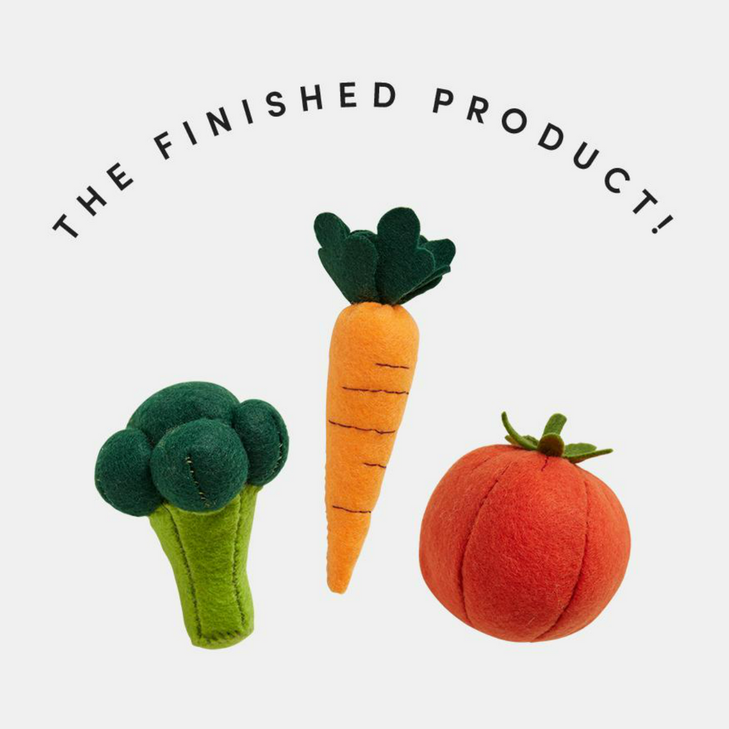 Olli Ella Make Your Own Felt Vegetable Kit