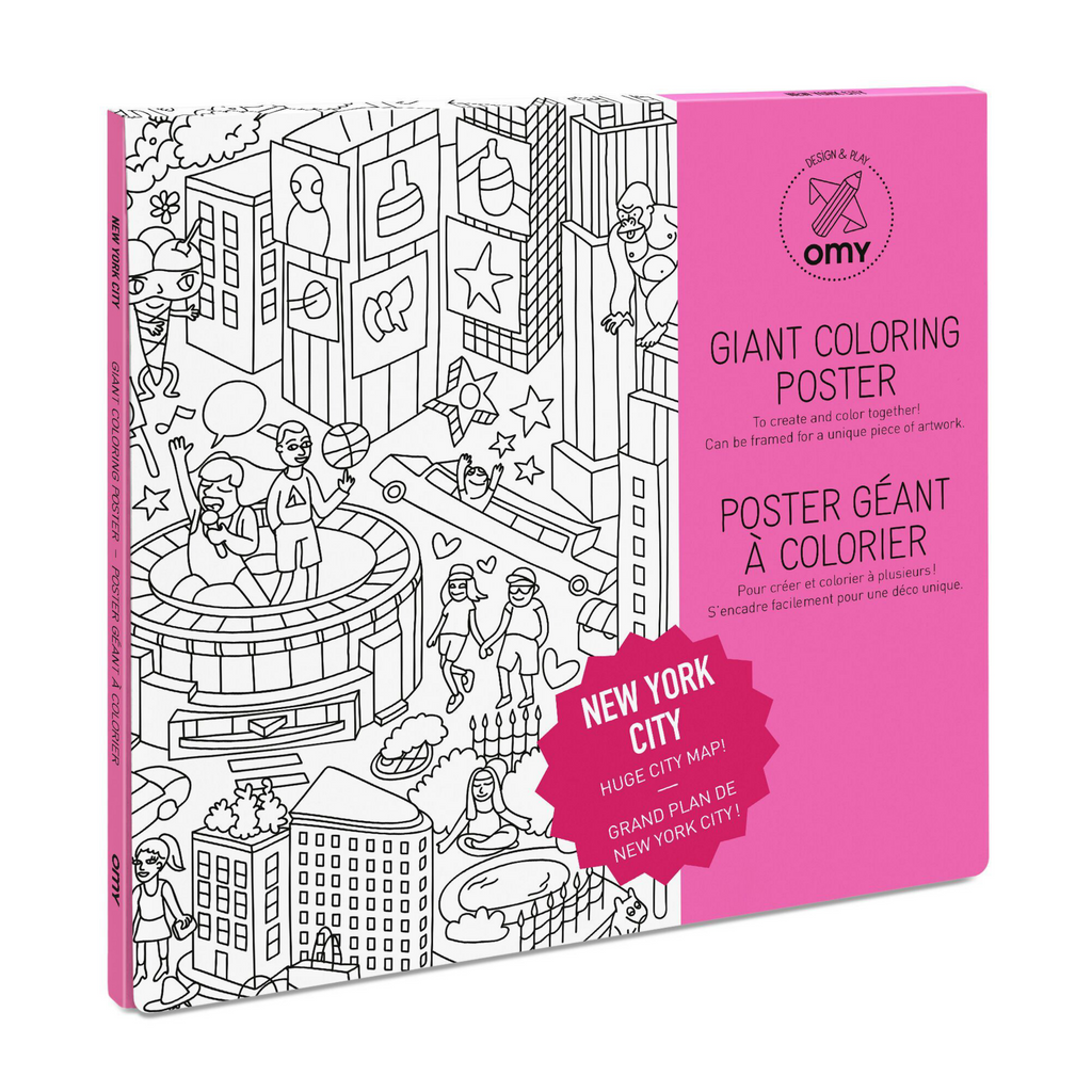 Omy New York Coloring Poster