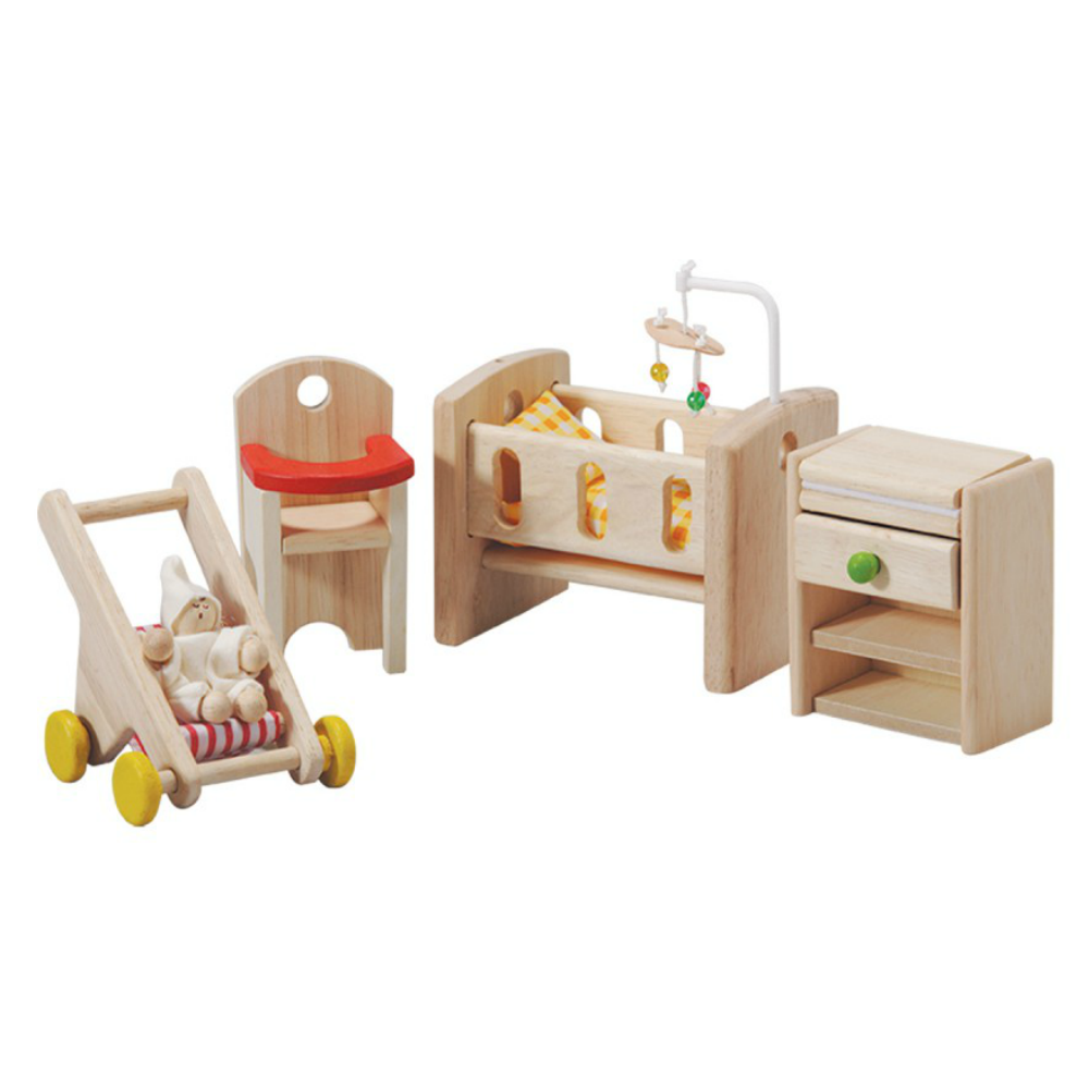 Plan Toys Dollhouse Nursery Set
