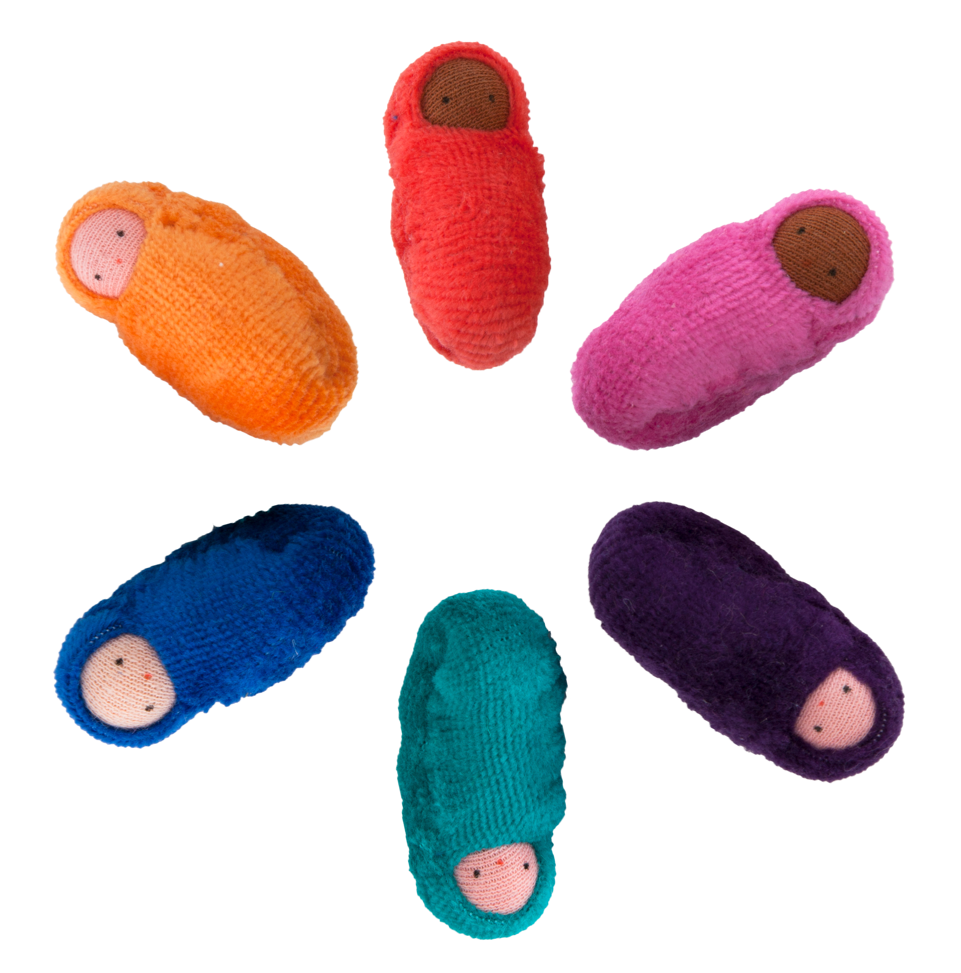 Waldorf Pocket Babies · Multiple Primary Colors