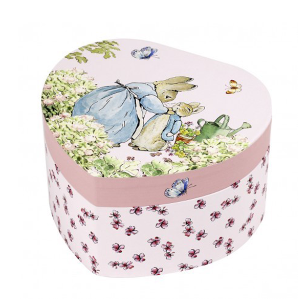 Peter Rabbit Heart Shaped Music Box