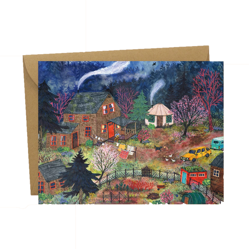 Phoebe Wahl First Warm Spring Day Greeting Card