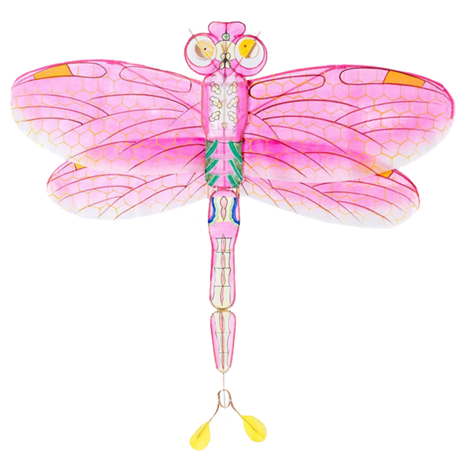 Silk Dragonfly Mobile · Pink