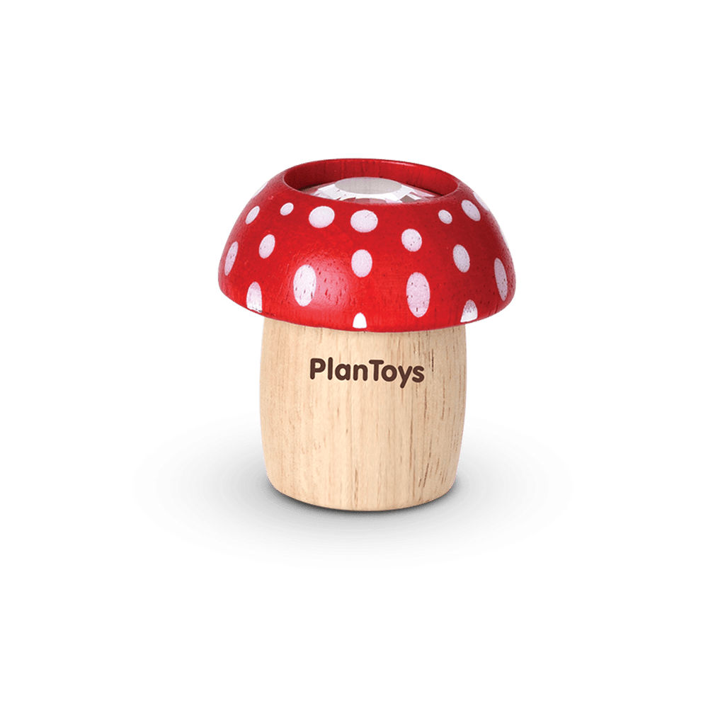 Plan Toys Mushroom Kaleidoscope · Red