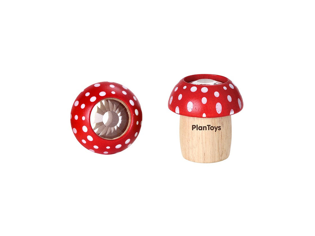 Plan Toys Mushroom Kaleidoscope · Red