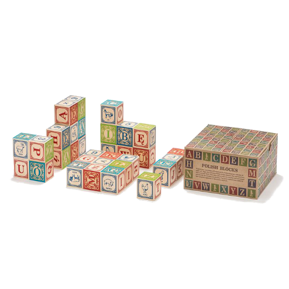 Uncle Goose Polish Alphabet Blocks