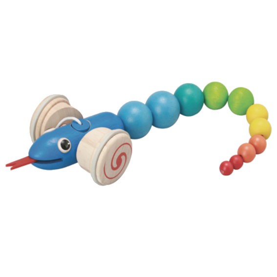 Rainbow Snake Pull Toy 