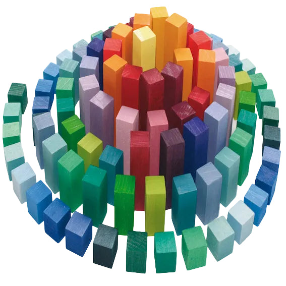 Grimm's Large Stepped Pyramid Block Set | Acorn Toy Shop