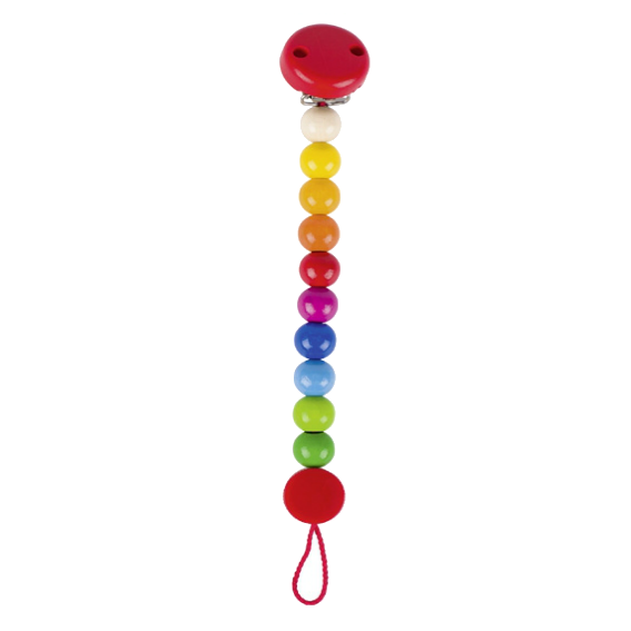 Rainbow Pacifier Chain 