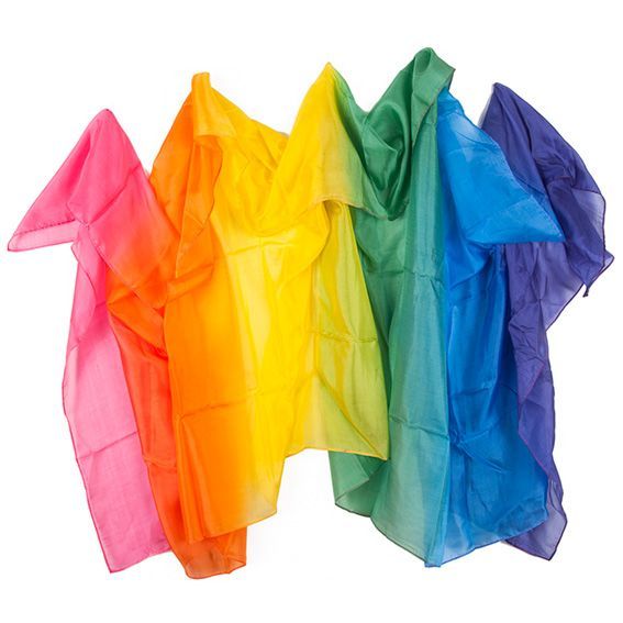 Sarahs Silks Rainbow Silkscape