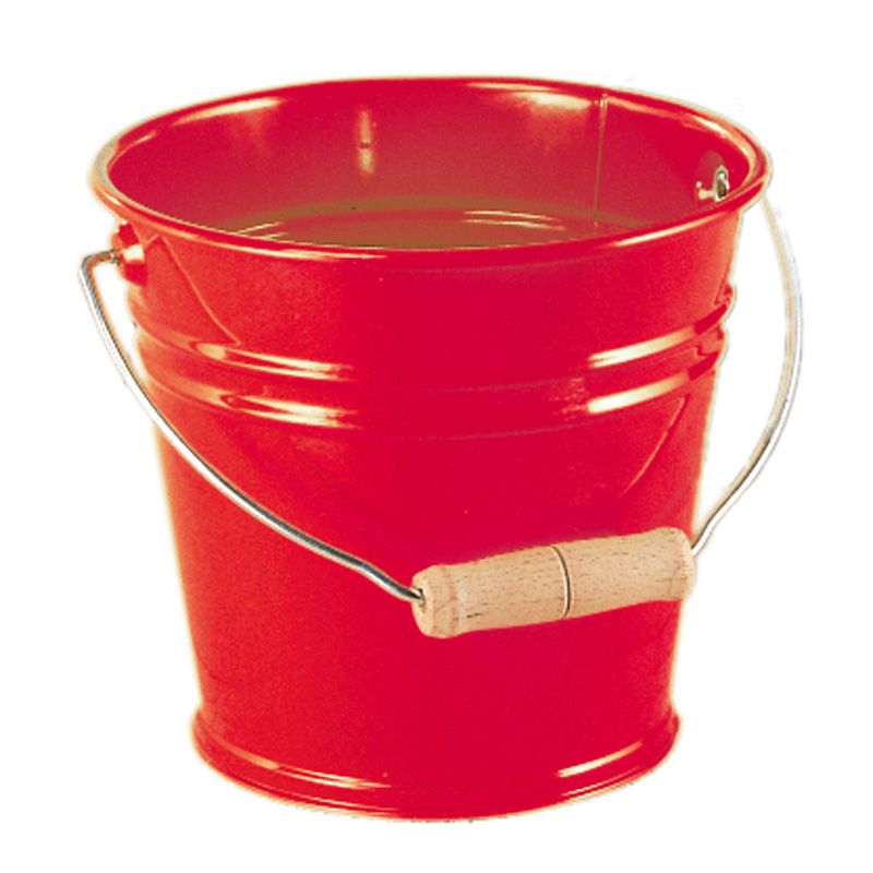 Red Metal Bucket