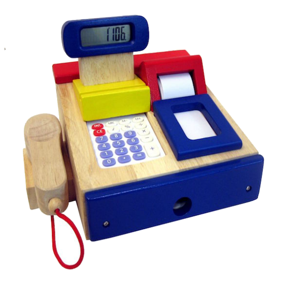 Wooden Cash Register 