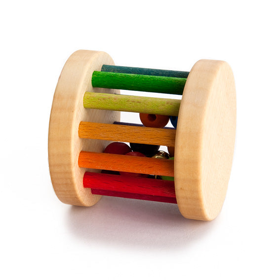 Mini Rainbow Roller Rattle