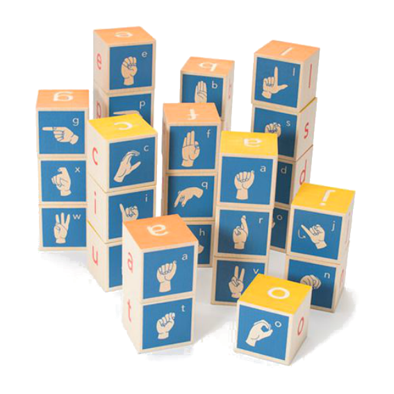 Uncle Goose American Sign Language Blocks