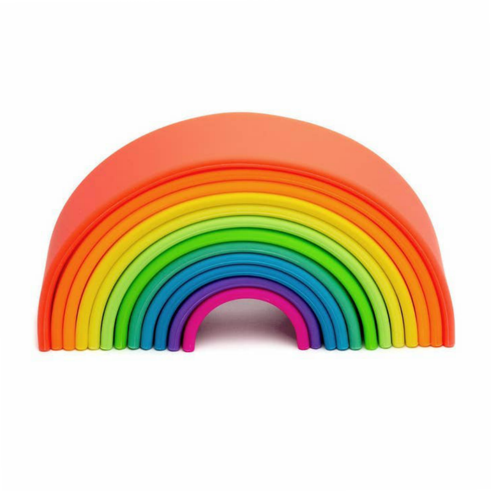 Dëna Soft Primary Rainbow Stacker