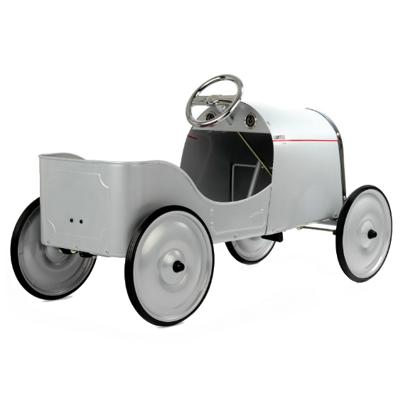 Silver Peddle Car