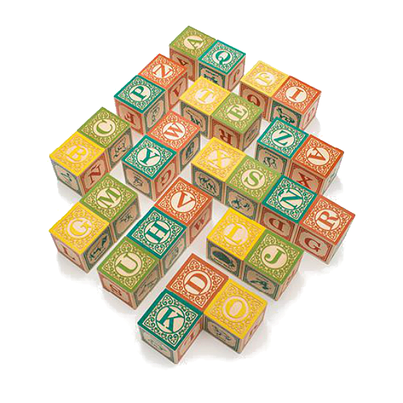 Uncle Goose Spanish Alphabet Blocks