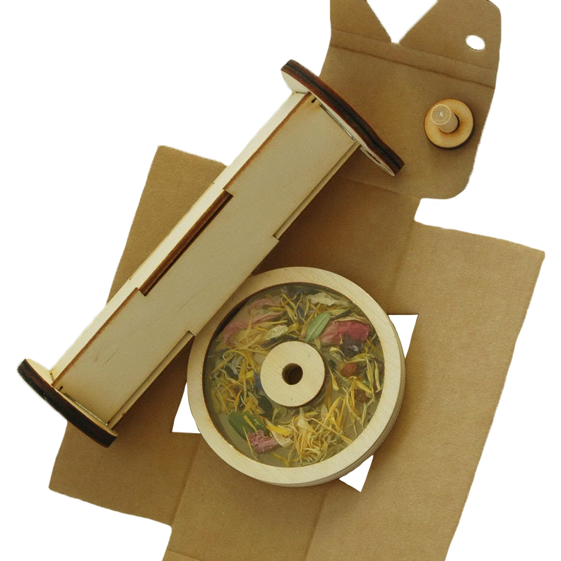 DIY Spring Flowers Kaleidoscope