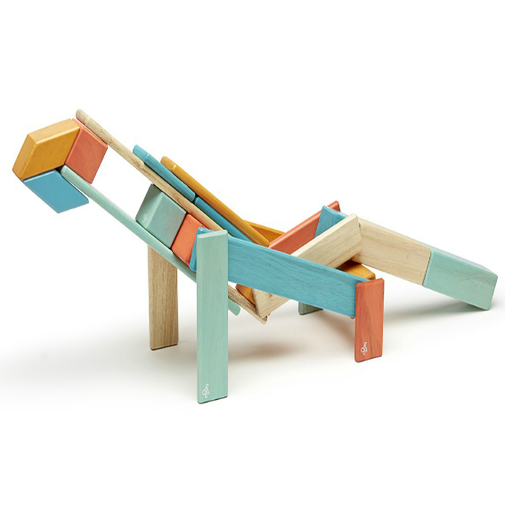 Tegu Sunset Magnetic 24 Piece Block Set 