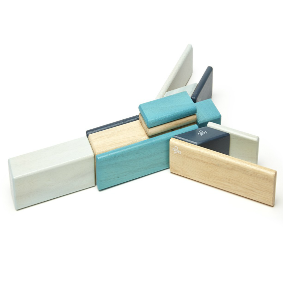 Tegu Blues Magnetic 14 Piece Block Set