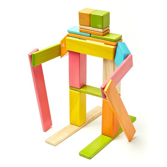 Tegu Tints Magnetic 24 Piece Block Set 