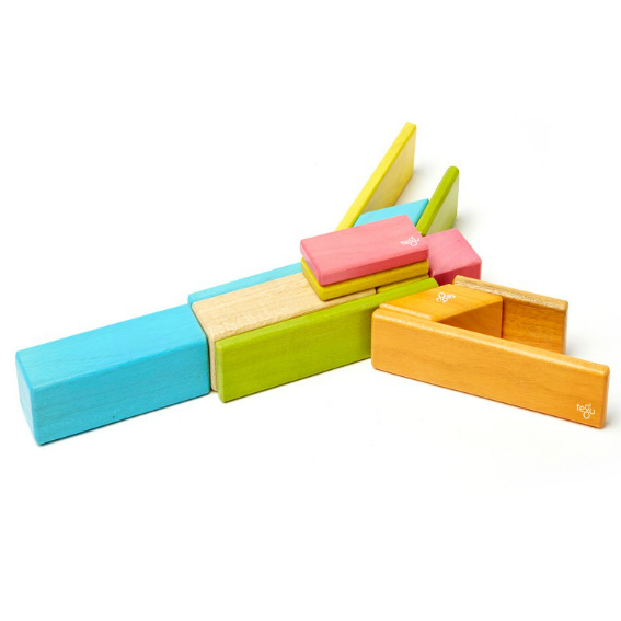 Tegu Tints Magnetic 14 Piece Block Set