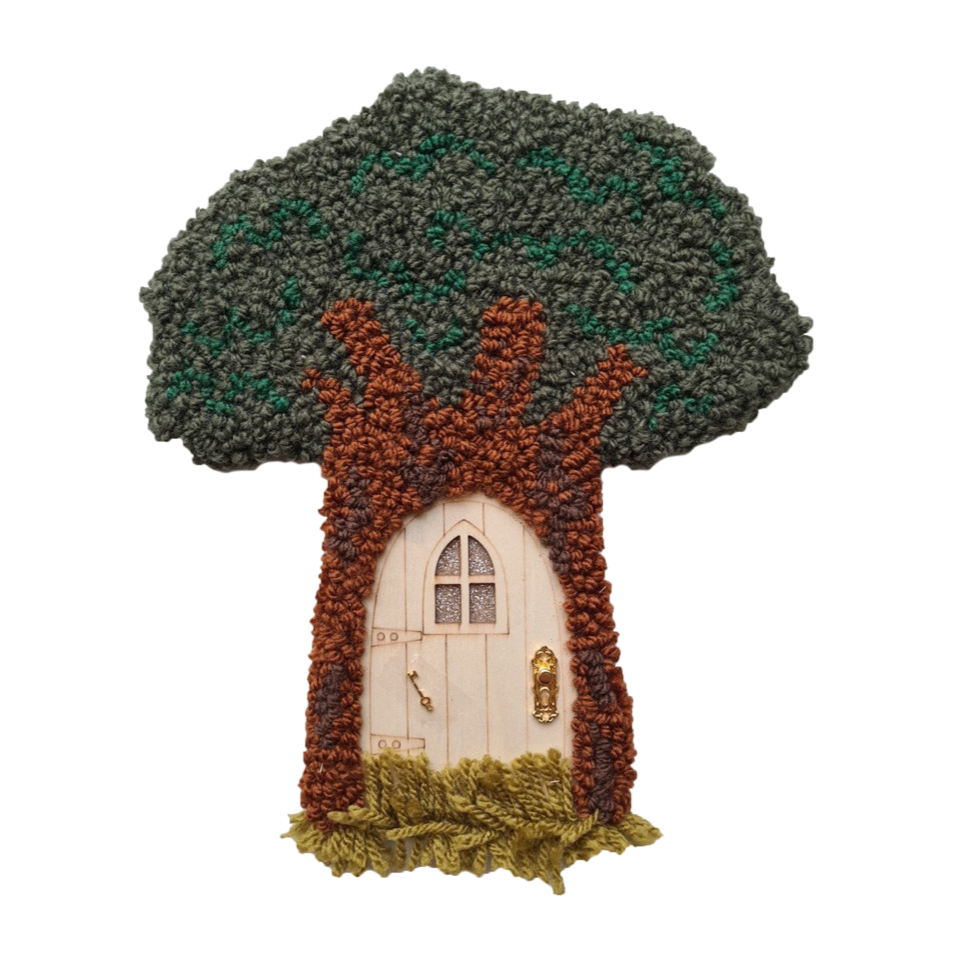 Tree Fairy Cottage Wall Art