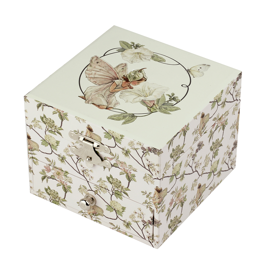 Narcissus Flower Fairy Cube Music Box