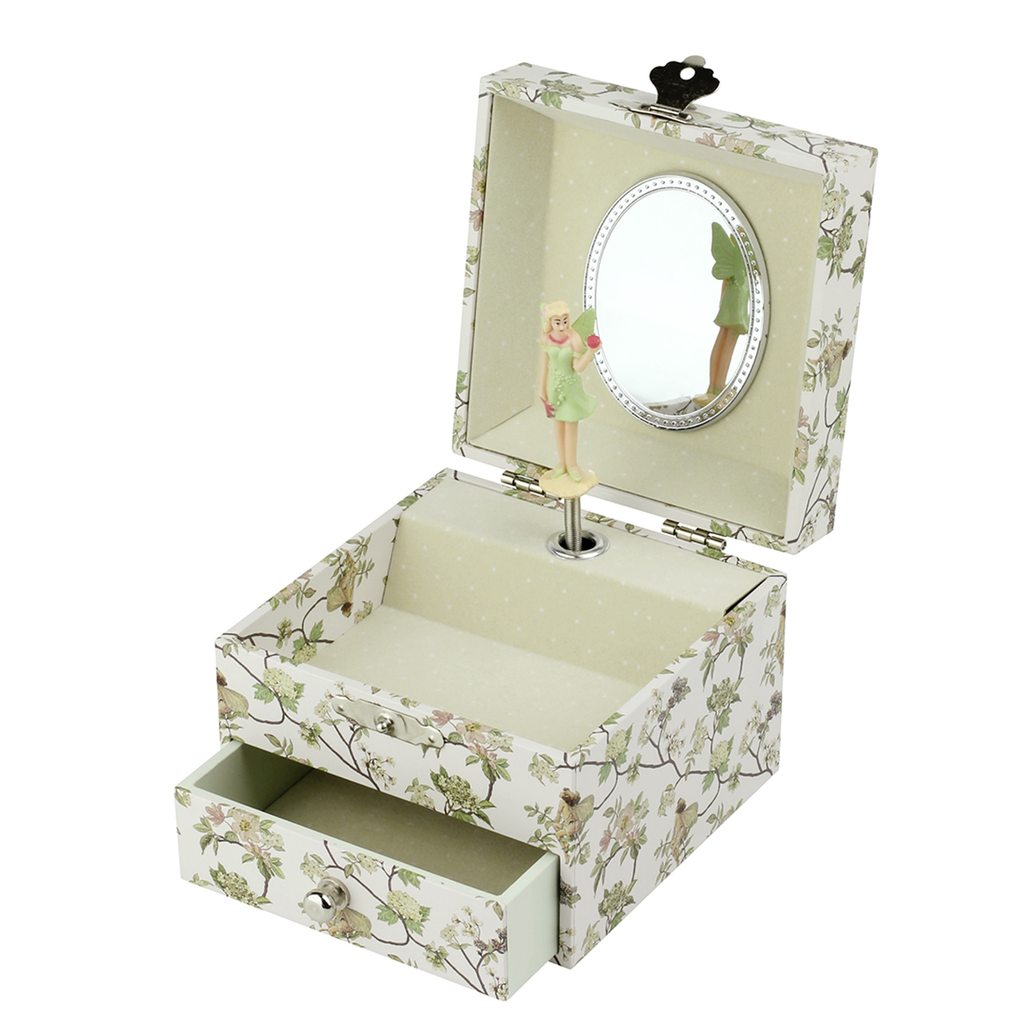 Narcissus Flower Fairy Cube Music Box