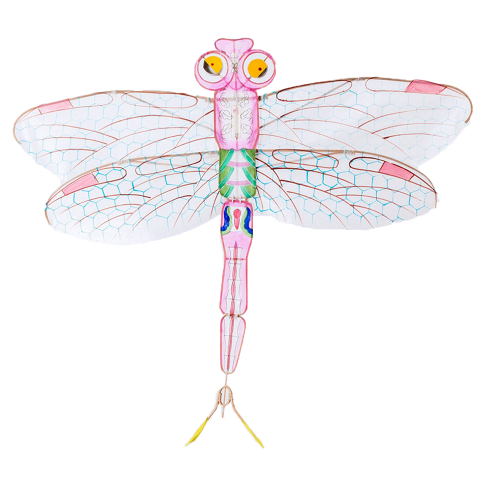 Silk Dragonfly Mobile · White